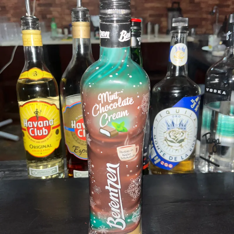 Crema berentzen sabor chocolate con menta