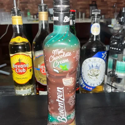 Crema berentzen sabor chocolate con menta