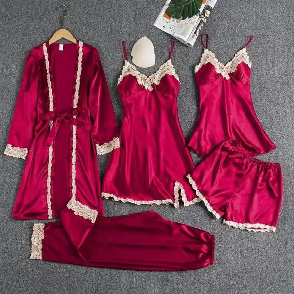  Set de Lencería  5 Piezas – Edición Rubí 