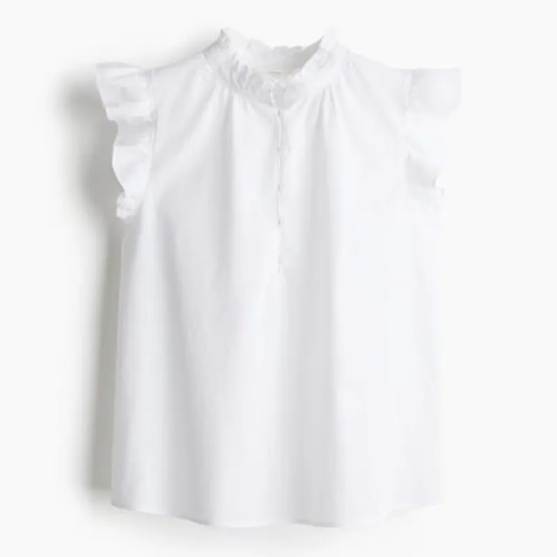Blusa blanca de mujer
