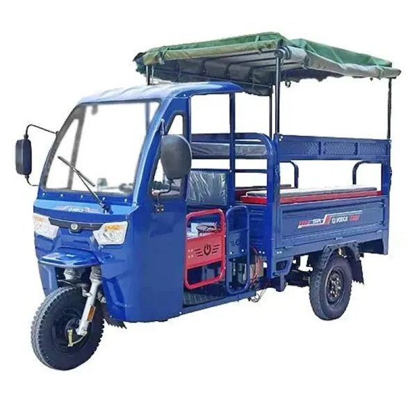 Triciclo eléctrico de carga y pasajeros C-800B (batería LiFePO4 – 60V 90Ah)