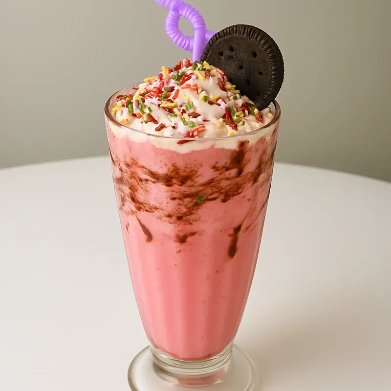 Batido de helado de Fresa