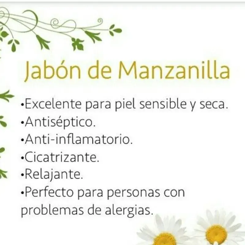 Jabón de Manzanilla
