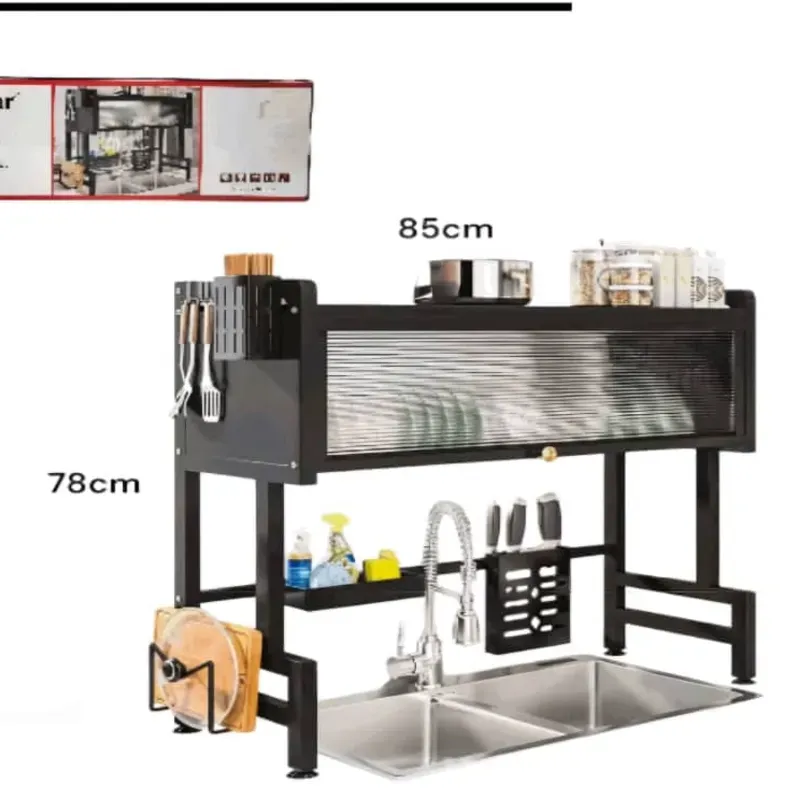 Platero metálico con puerta de acrílico