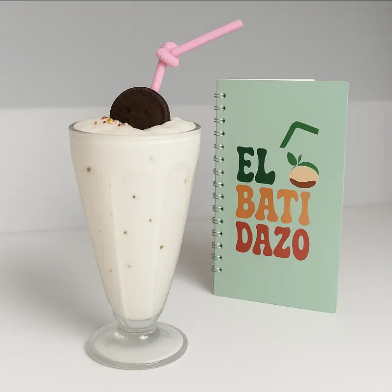 Batido de helado de coco