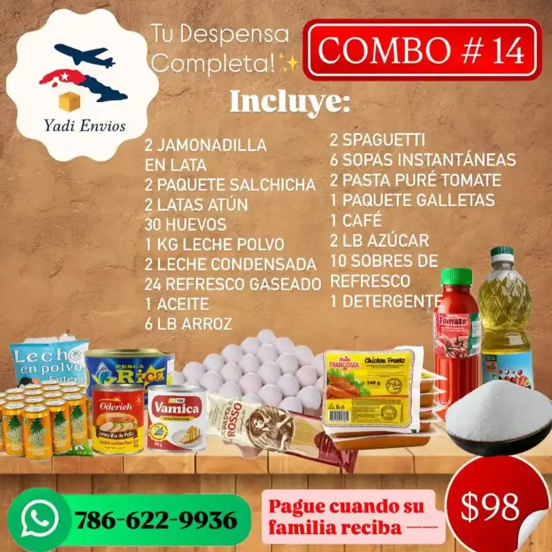 Combo de Alimentos 14