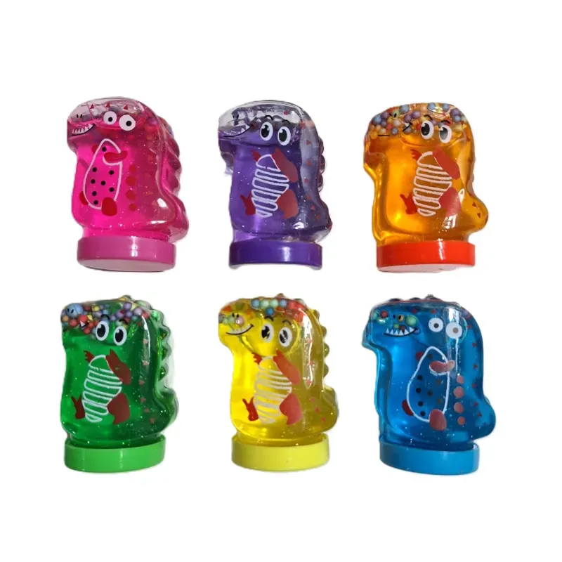 Slime con forma de dinosaurios