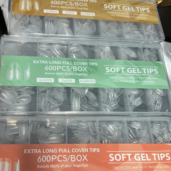 Tips soft gel 600 tips