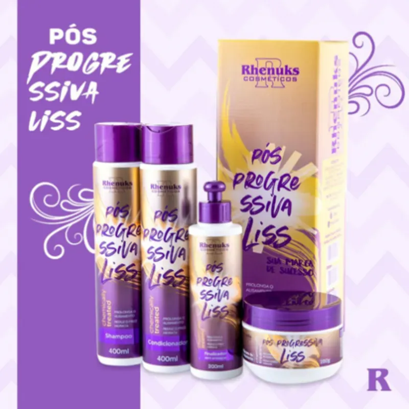 Tratamiento capilar Rhenuks pós Progressiva liss