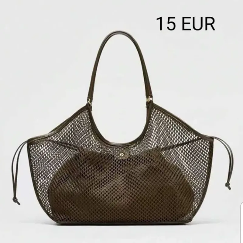 Doble bolso con malla