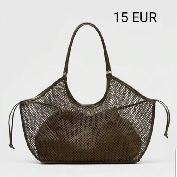 Doble bolso con malla