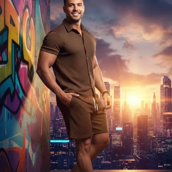 Conjunto de short de hombre