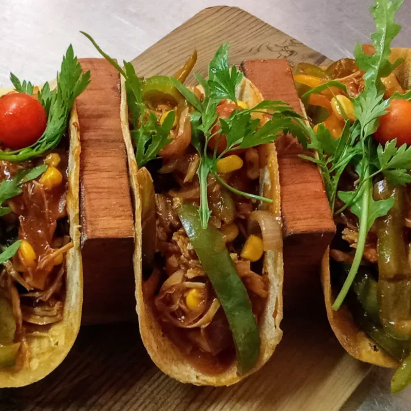 Tacos con pollo
