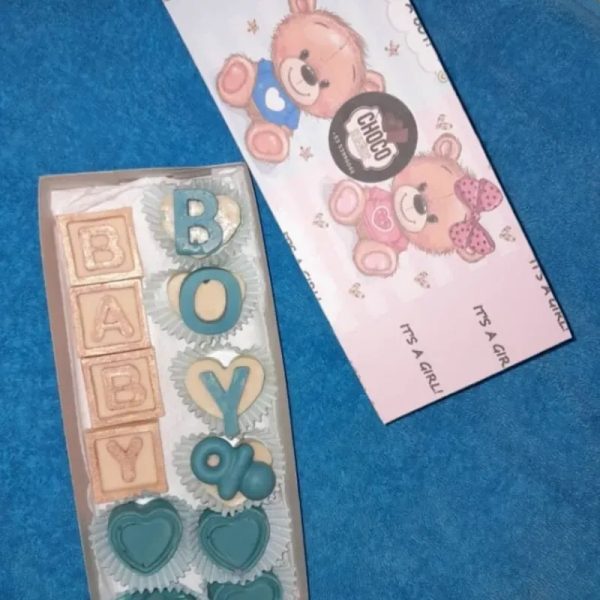 Caja de bombones temática Baby Showers  # 4