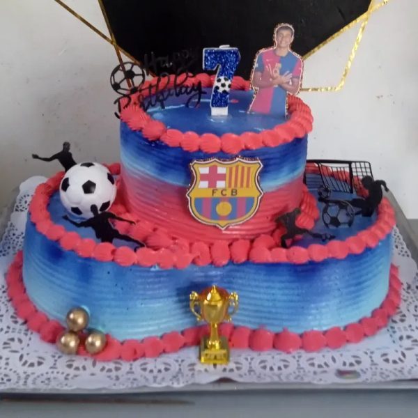 Cake triple redondo