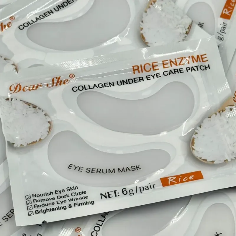 Parche para ojeras de colageno y arroz