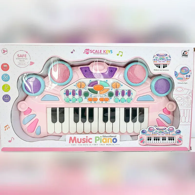 Piano Musical Infantil Educativo – 24 Teclas con Luces y Sonidos