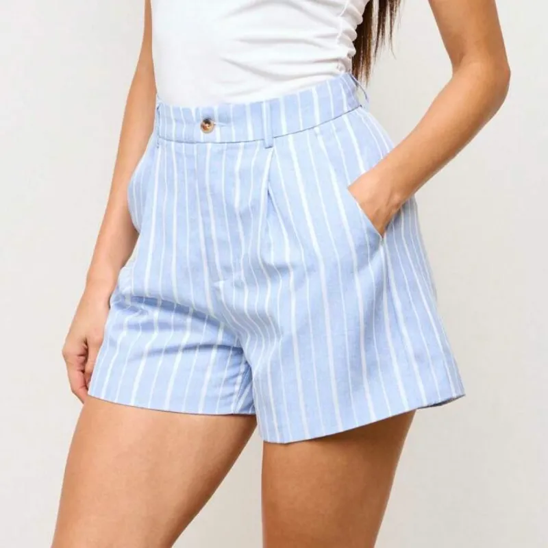 Pantalones cortos de cintura alta