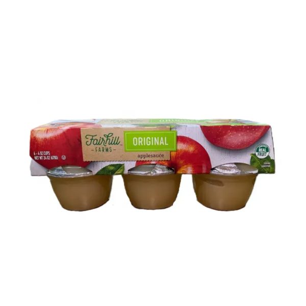 Caja de Compota de manzana para bebe