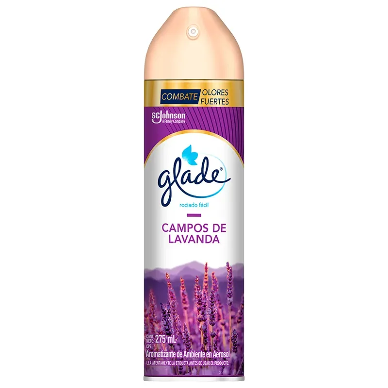 Aromatizante Glade en aerosol Campos de lavanda