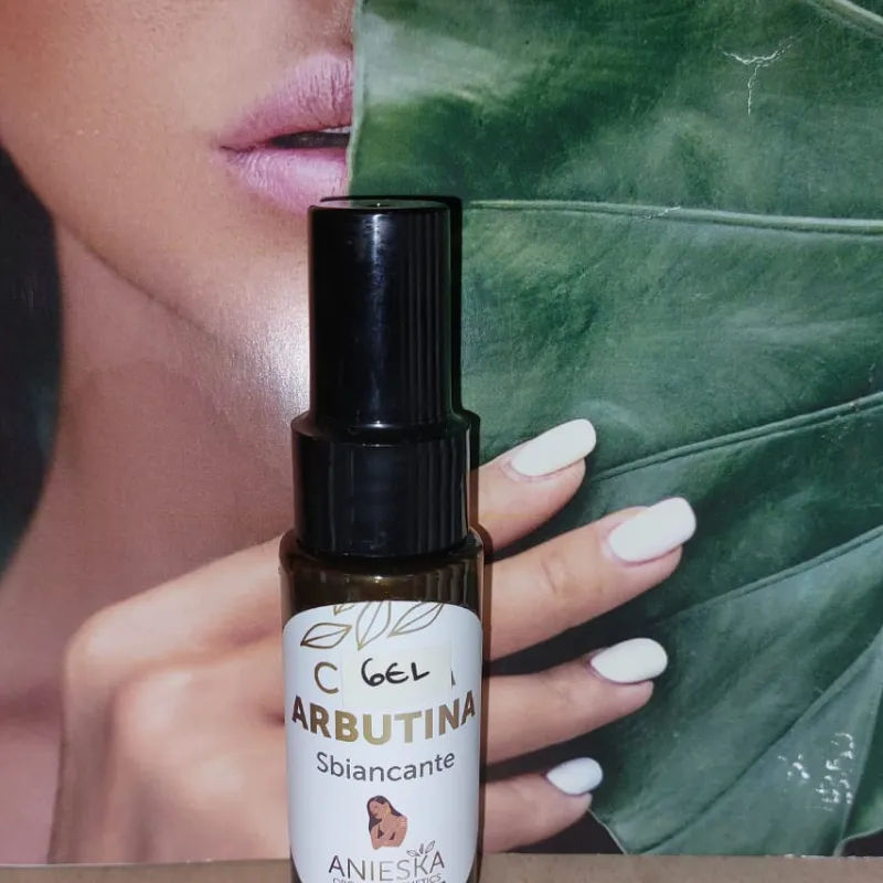 Gel de albutina  facial aclarador pero las manchas oscuras 50 ml