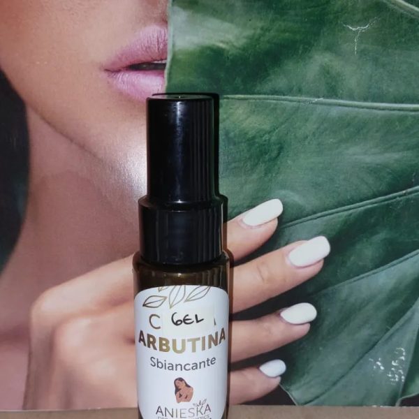 Gel de albutina  facial aclarador pero las manchas oscuras 50 ml