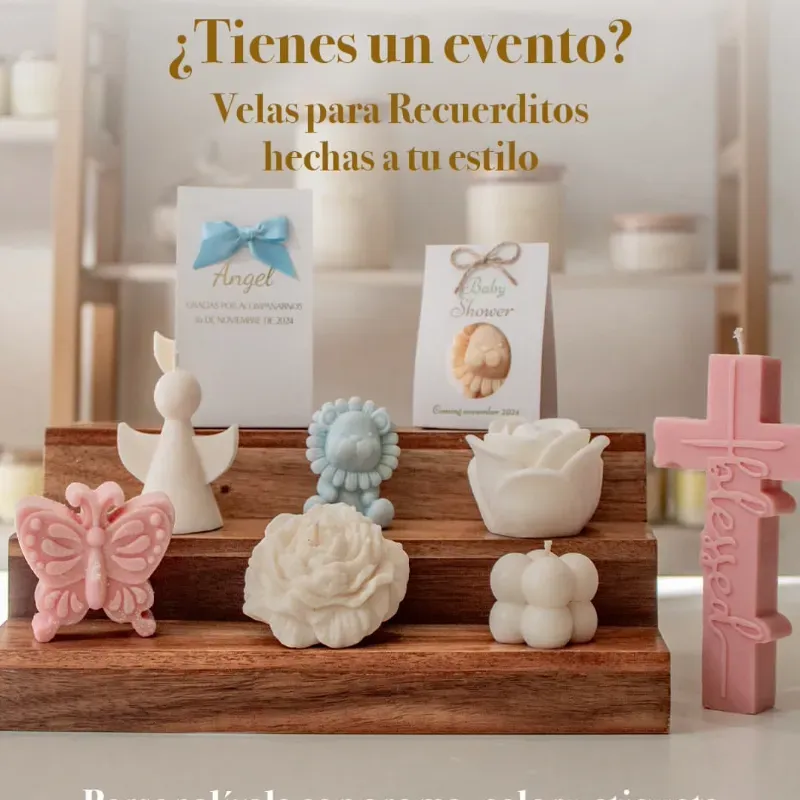 Vela Decorativa Personalizada a tu Gusto.