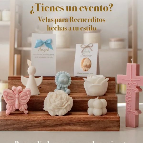 Vela Decorativa Personalizada a tu Gusto.