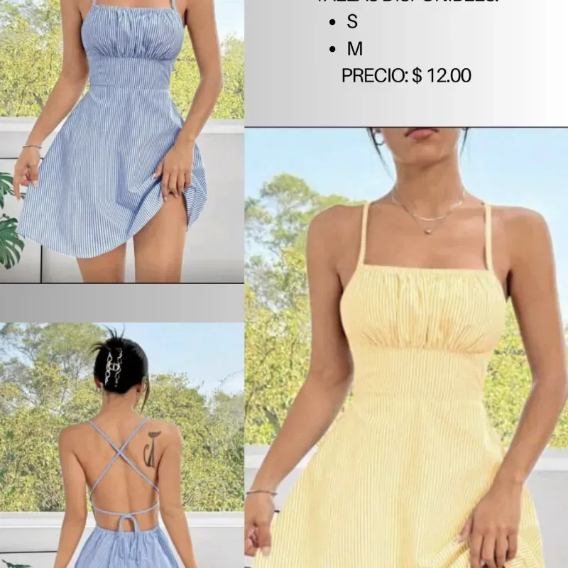 Vestido de tiritas