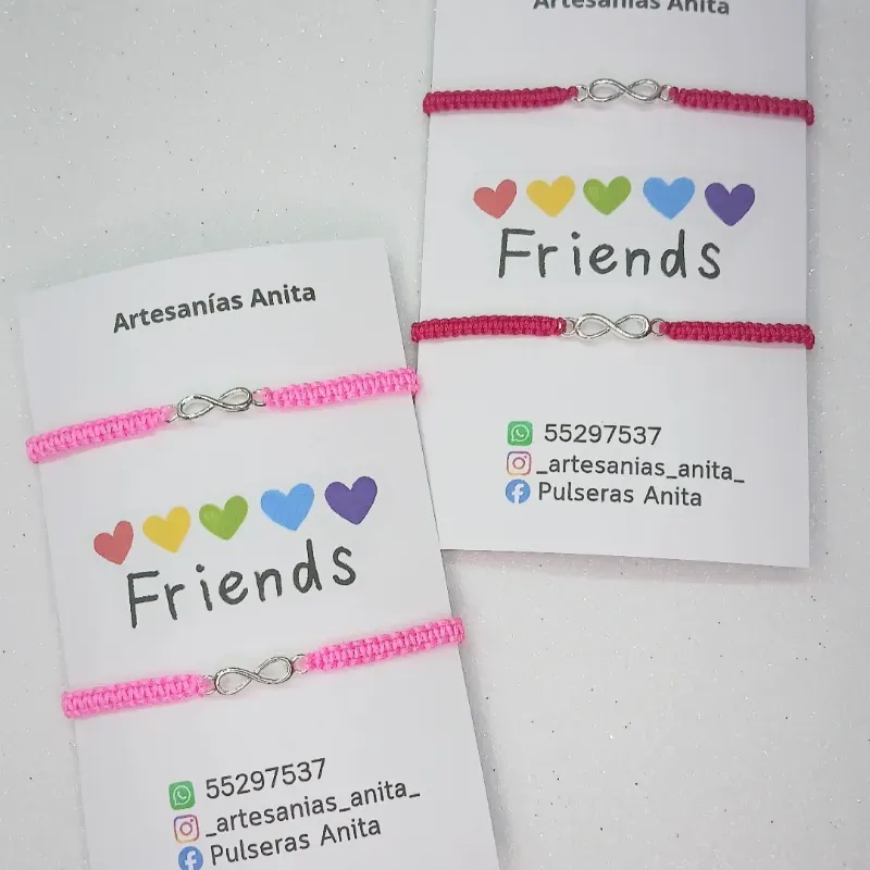Pulseras ♾️ para amigos