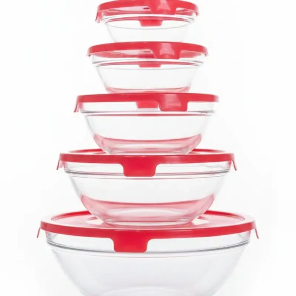 Set de pozuelos de cristal 5pcs