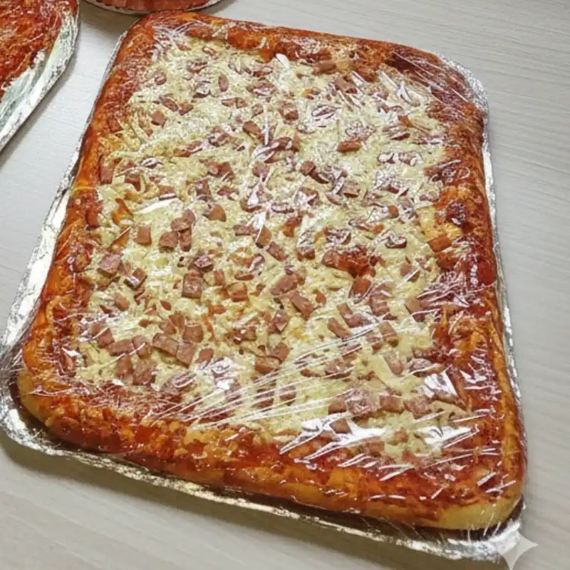 Pizzas familiar con jamón