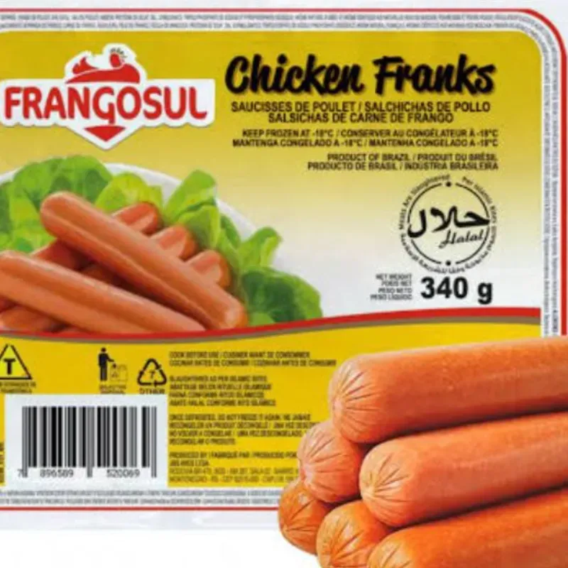 Salchichas de pollo