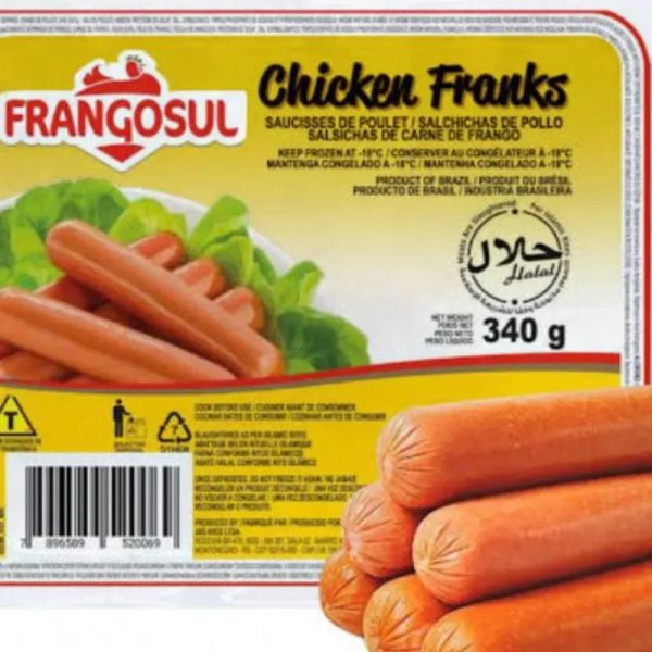 Salchichas de pollo