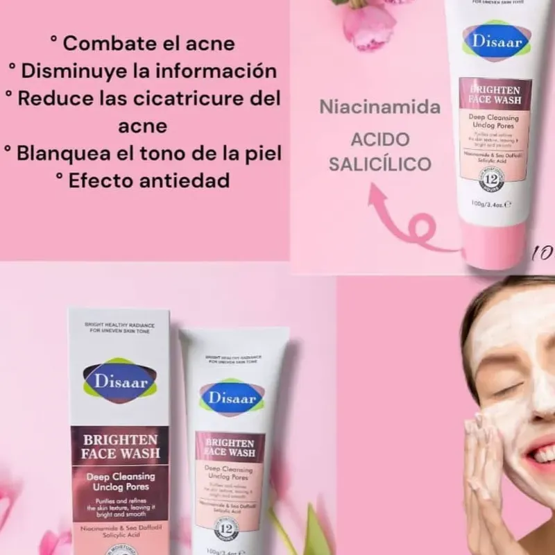 Limpiador   Hidratante  con Niacidamida y Ácido Salicilico 