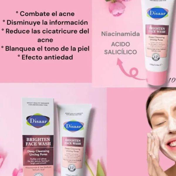 Limpiador   Hidratante  con Niacidamida y Ácido Salicilico 