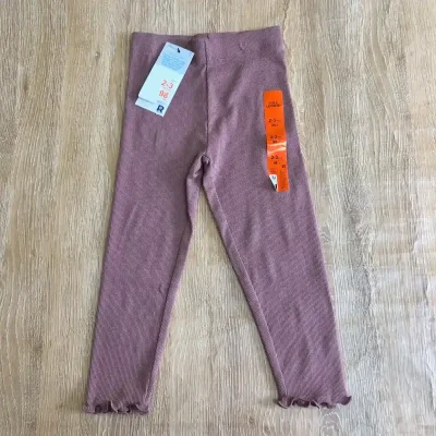 Leggins color rojo vino