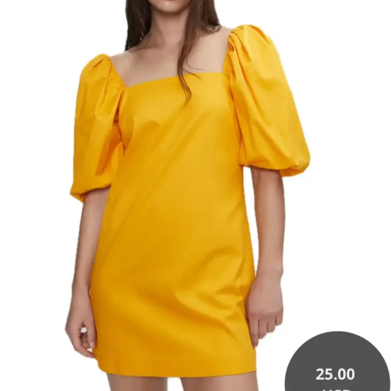 Vestido MNG amarillo