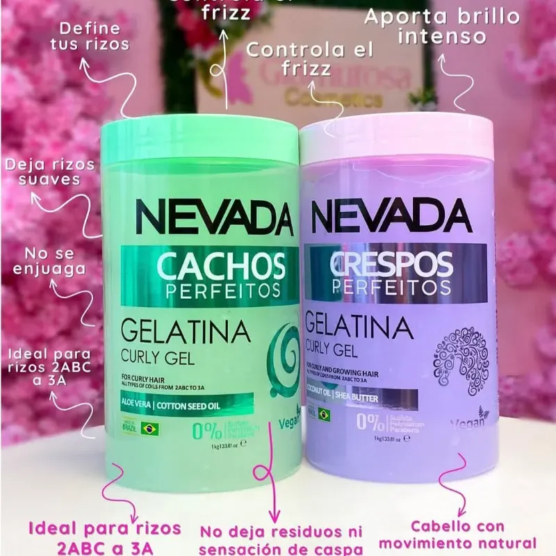 Gel Nevada Para Definir Crespos 1 kg