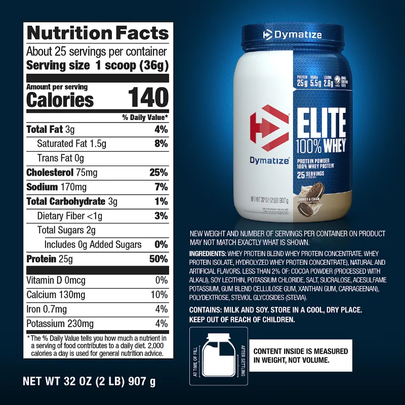 Whey protein Dymatize Elite