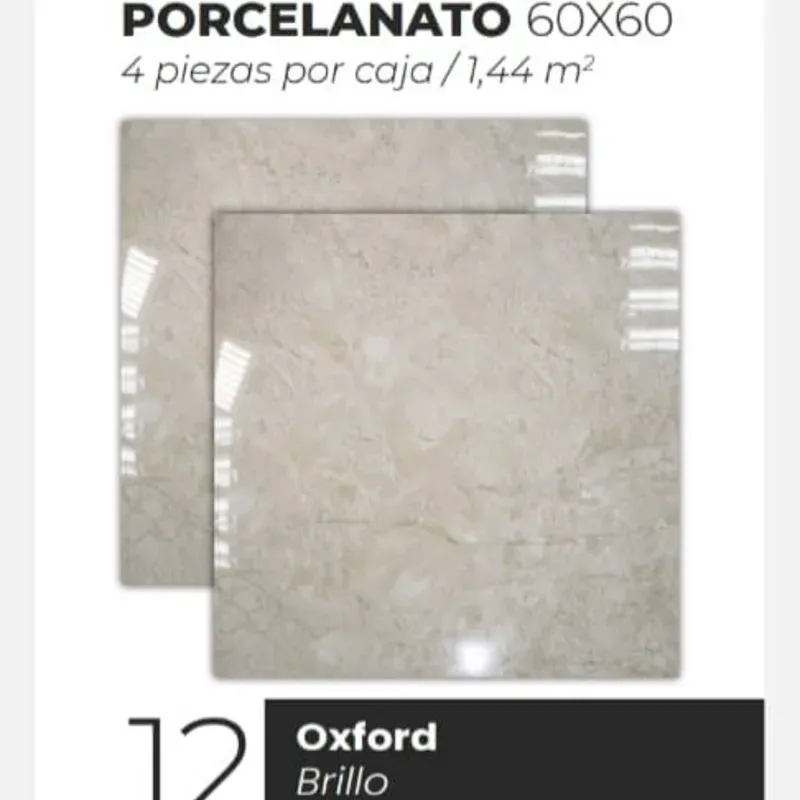 Losas Porcelanato Brillo Oxford