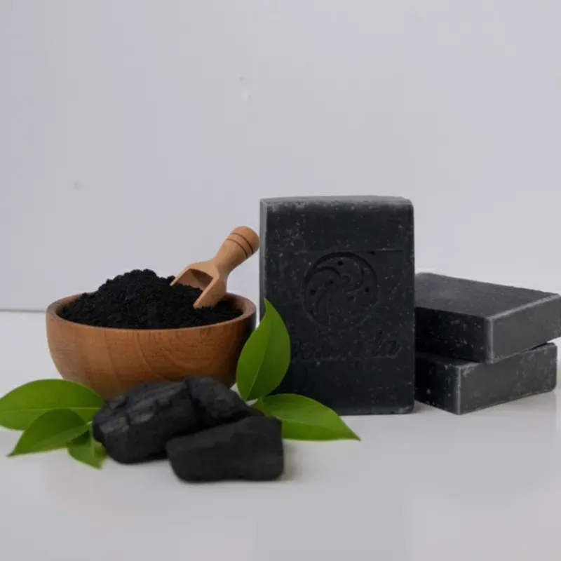 Jabón de carbón activado