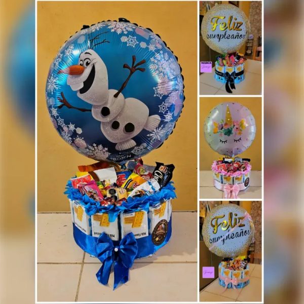 Detalle sorpresa con globo temático (estándar