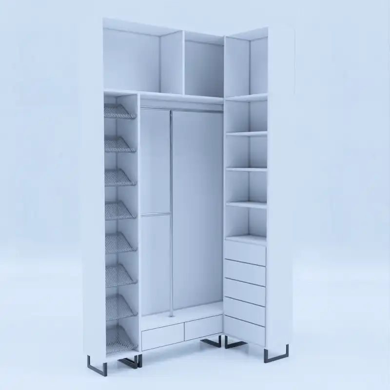 Armario esquinero + puerta corrediza