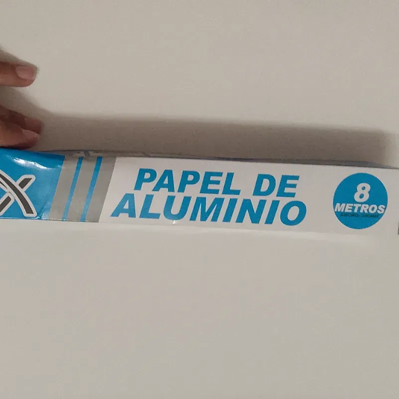 Papel aluminio 8mx30cm