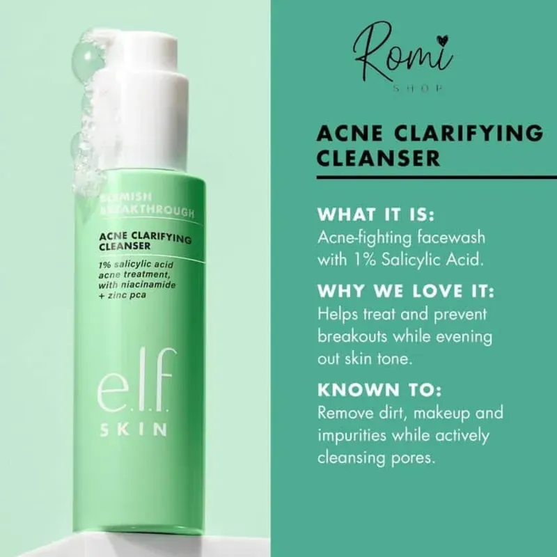 Gel de limpieza facial antiacné Elf