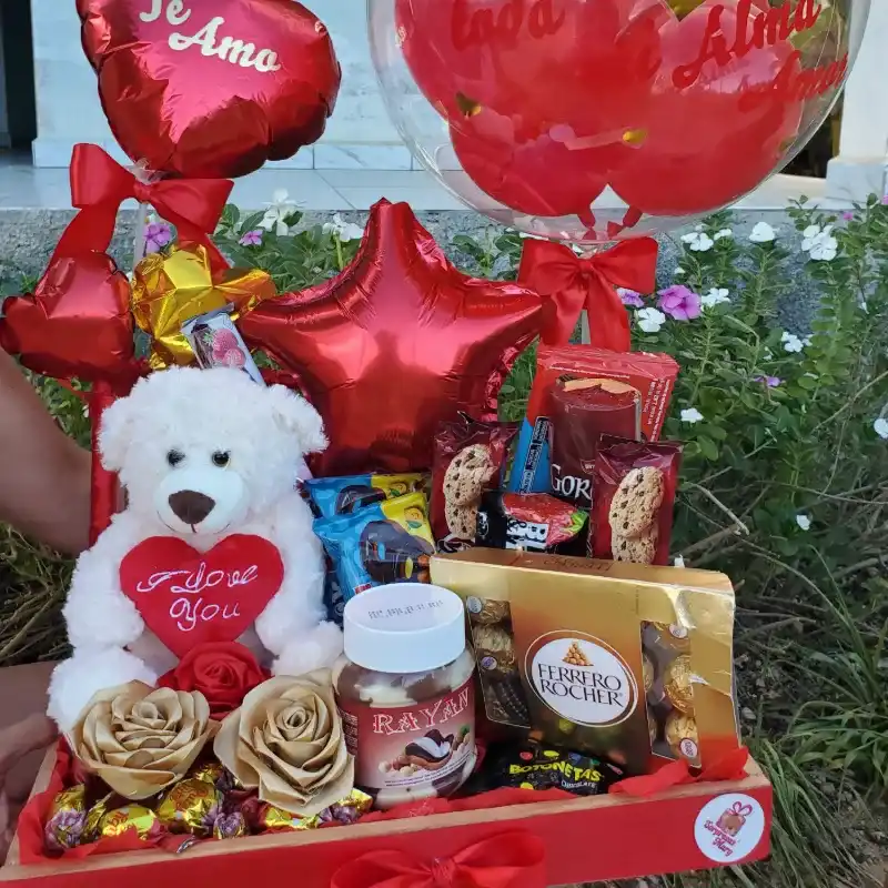 Cajita LOVELY❤️(peluche y color varía)