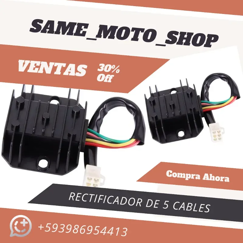 RECTIICADOR DE VOLTAJE DE 5 CABLES