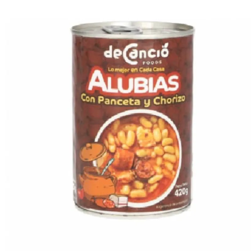 Alubias con Panceta y Chorizo deCancio