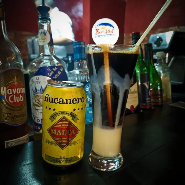 Malta con leche condensada